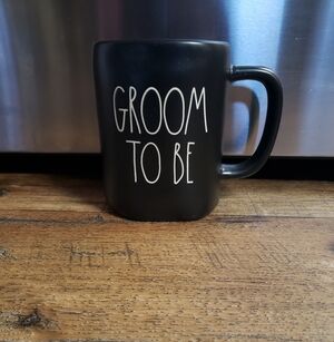 Rae Dunn Black Groom To Be Mug